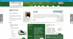 Desktop Screenshot of elektro-invest.pl