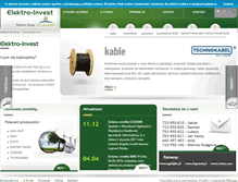 Tablet Screenshot of elektro-invest.pl